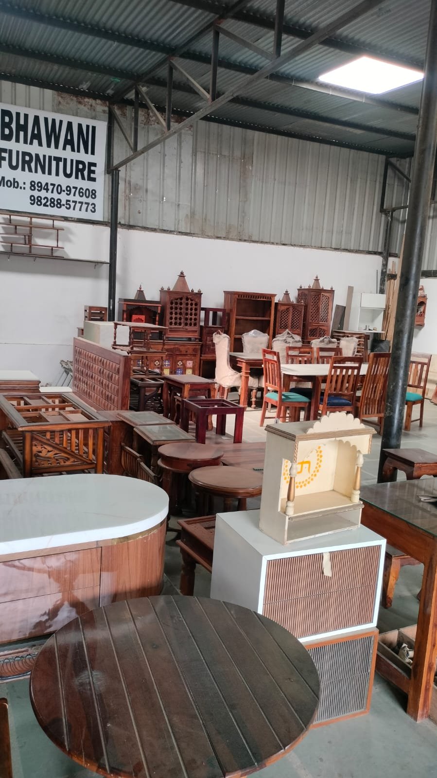 Bhawani Furniture Showroom Living & Dining Display in Mansarovar